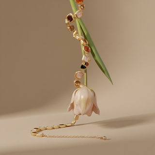 Multicolor Seaside Stone Chain Belt