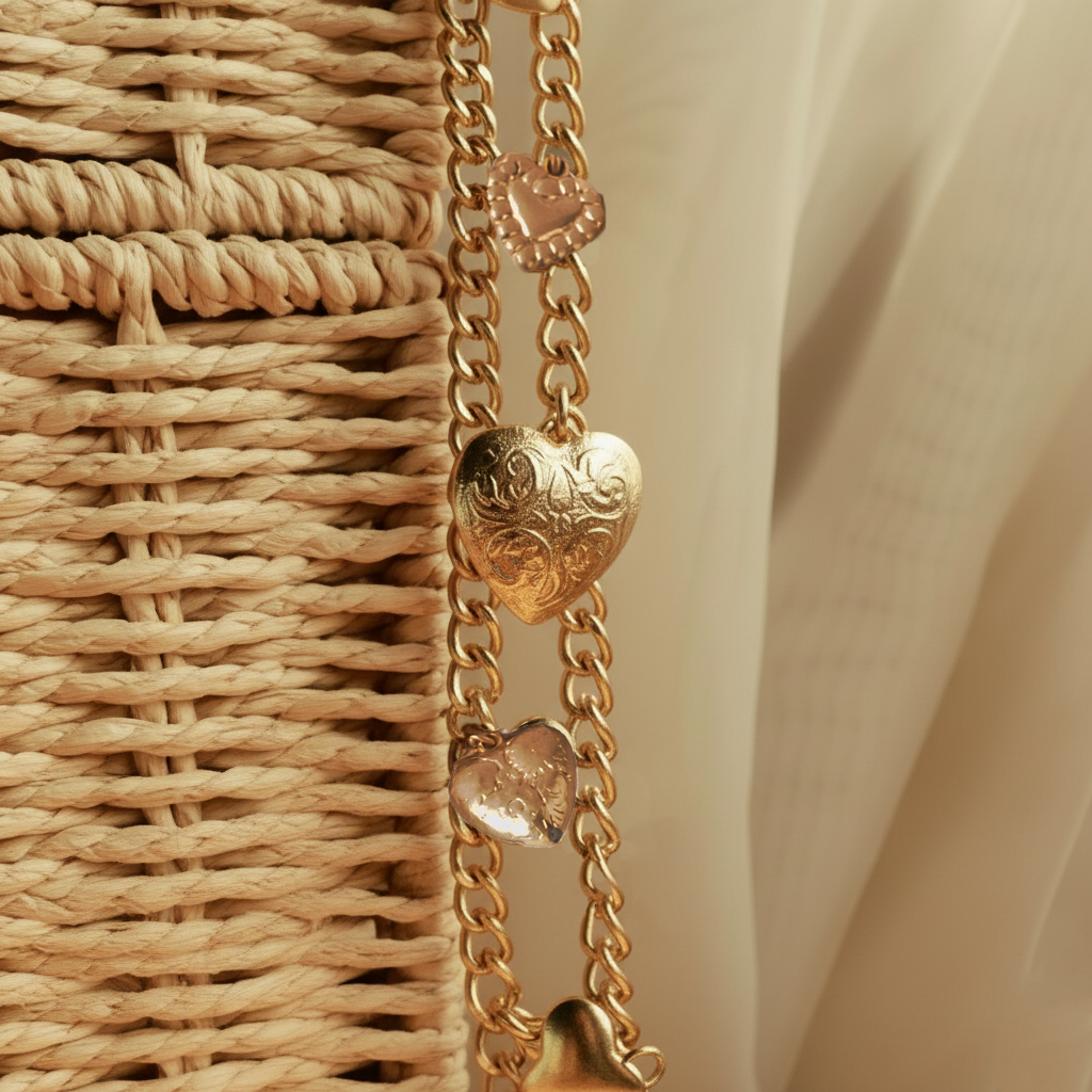 Delicate Dangling Heart Chain Belt | mostwantedusa