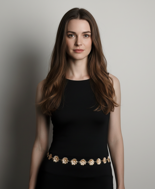 Gold Daisy Chain Belt