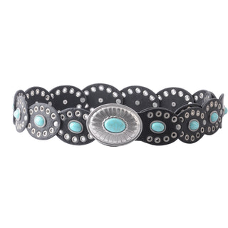 Turquoise Trails Concho Belt