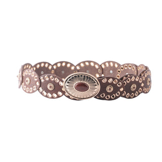 Oval Floral Disc Belt