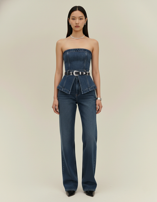 Grunge Silver Heart Concho Leather Belt