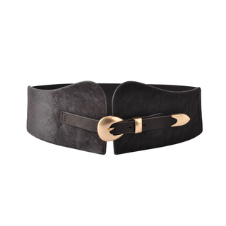 The Wild Mare Corset Calf Hair Belt