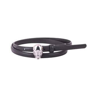 Skinny Skull Buckle Belt