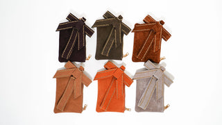 Suede Wristlet and Hang Off Set of 3 - Ships July 21st