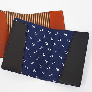 Black Leather Passport Holder