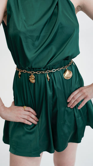 Golden Seashells Chain Belt - Ships July 21st