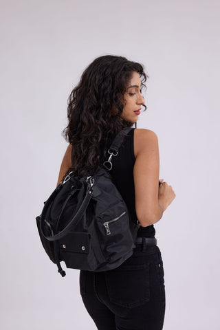 The Three-Ways Drawstring Backpack