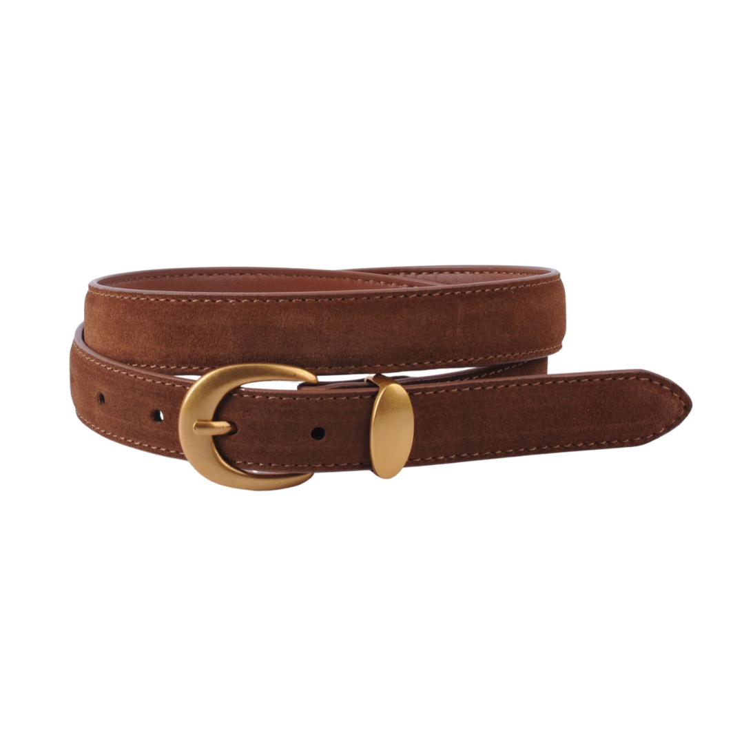 Due West Belt | Belt and Buckle with Quail Feathers