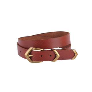 Boho Triangular Buckle Leather Belt Set - Belt - mostwantedusa