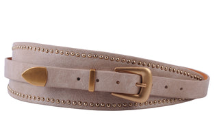 Avant Garde Wide Studded Western Belt - Ships July 21st