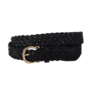 Classic Braided Equestrian Buckle Leather Belt - Belt - mostwantedusa