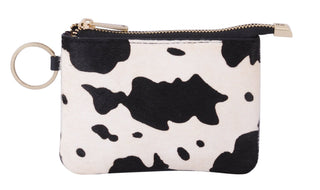 Cow Print Cowhide Leather Wallet - Small Leather Good - mostwantedusa