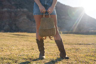 Crochet Backpack - Handbag - mostwantedusa