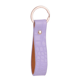 Crocodile Print Keychain - Small Leather Good - mostwantedusa