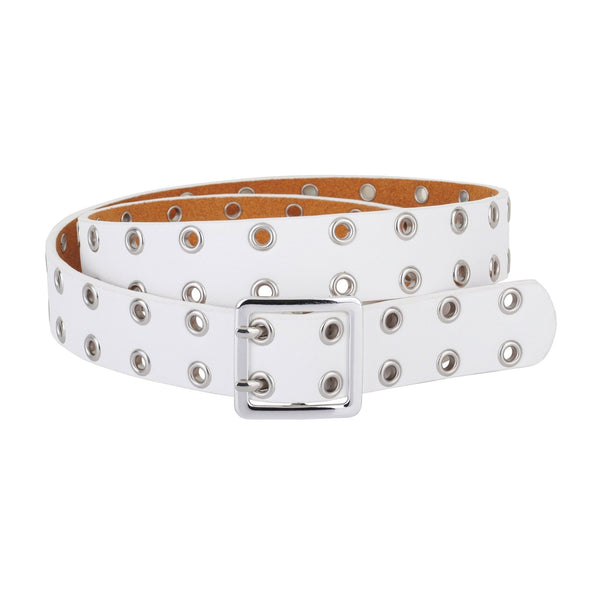 MW Most Wanted Out West Double Buckle Leather Belt Double D-Ring Leather Belt | Most Wanted USA main image 2