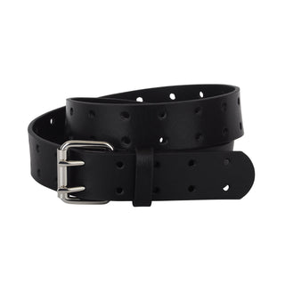 Double Prong Leather Belt | Men - Women - Belt - mostwantedusa