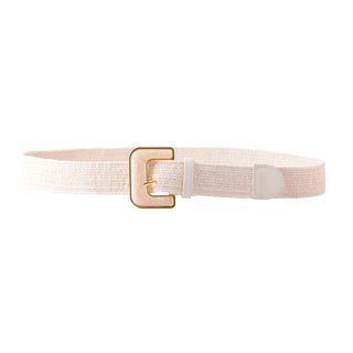 Subtle Sparkle Raffia Stretch Belt