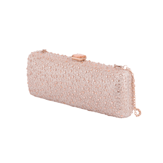 Elongated Rhinestone Clutch - Handbag - mostwantedusa