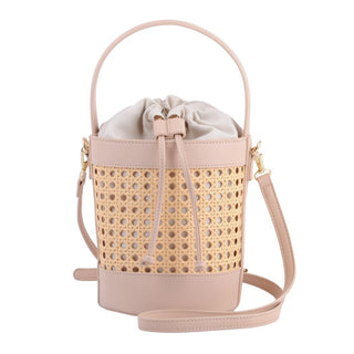 Faux Leather Crossbody Basket Bag - Handbag - mostwantedusa