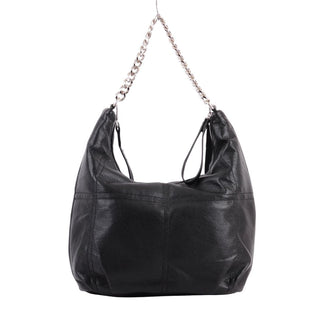 Faux Leather Crossbody with Chain - Handbag - mostwantedusa