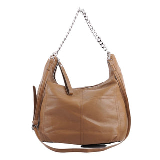 Faux Leather Crossbody with Chain - Handbag - mostwantedusa