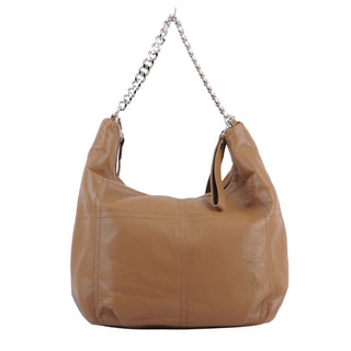 Faux Leather Crossbody with Chain - Handbag - mostwantedusa