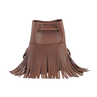 Faux Leather Fringe Bag - Handbag - mostwantedusa