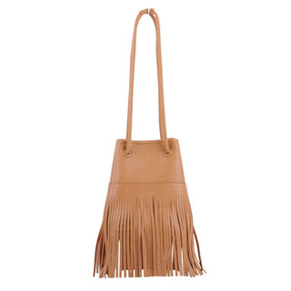 Faux Leather Fringe Bag - Handbag - mostwantedusa