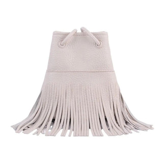 Faux Leather Fringe Bag - Handbag - mostwantedusa