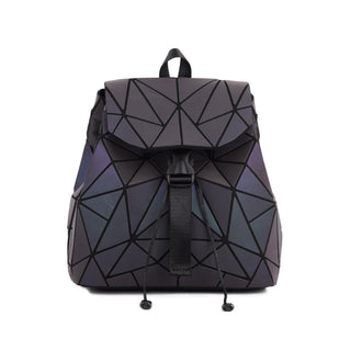 Flexible Geometric Matte Drawstring Backpack - Backpacks - mostwantedusa