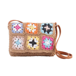 Flower Crochet Shoulder Bag - Handbag - mostwantedusa