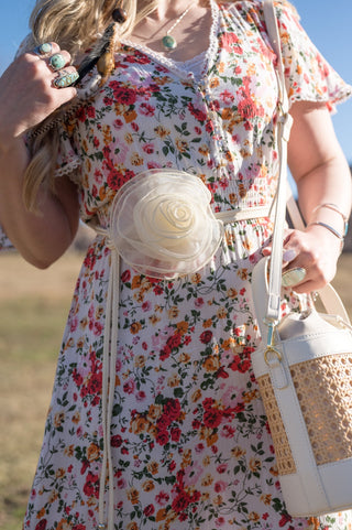 Flower Rosette Belt - Belt - mostwantedusa