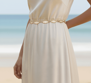 Gold Accented Pearl Princess Chain Belt - Belts - mostwantedusa
