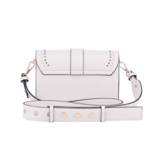 Gold and Silver Studded Camera Strap Crossbody - Handbags - mostwantedusa