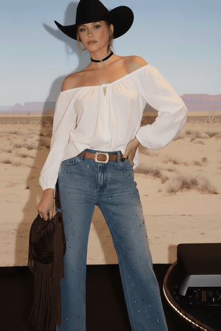 Gold Circle Link and Leather Panel Alternating Pattern Belt - Belt - mostwantedusa