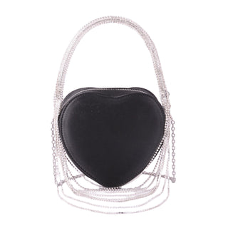 Heart Shape Crystal Rope Bag