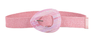 Irregular Colored Resin Buckle Stretch Belt - Belts - mostwantedusa