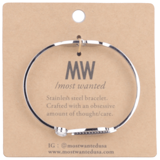 Leaf and Marble Circle Bracelet - Bracelet - mostwantedusa