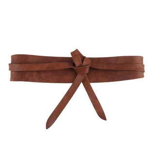 Leather Obi Wrap Belt - Belts - mostwantedusa