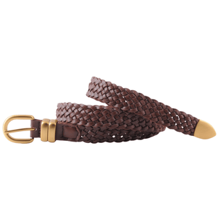 Marlowe Woven Belt with Pointed Metal Tip - Belt - mostwantedusa