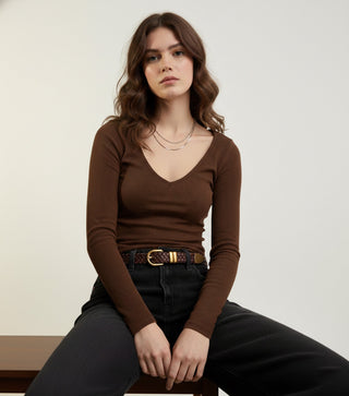 Marlowe Woven Belt with Pointed Metal Tip - Belt - mostwantedusa