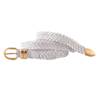 Marlowe Woven Belt with Pointed Metal Tip - Belt - mostwantedusa