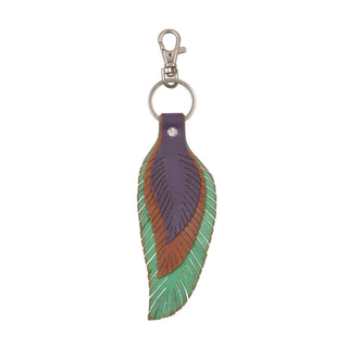 Multi Color Leaf Bag Charm