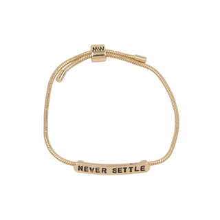 Never Settle Bracelet - Bracelet - mostwantedusa