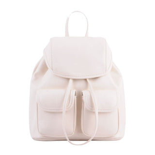 PU Backpack with Pockets - Handbag - mostwantedusa