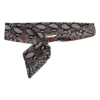 Python Print Gold Ring Scarf Belt - Belts - mostwantedusa