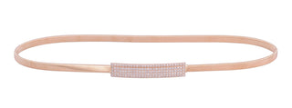 Rectangle Rhinestone Stretch Belt - Belts - mostwantedusa