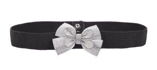 Rhinestone Bow Stretch Belt - Belts - mostwantedusa