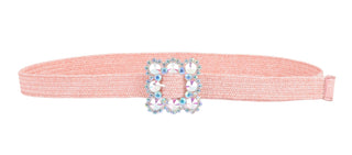 Rhinestone Square Buckle Stretch Belt - Belts - mostwantedusa